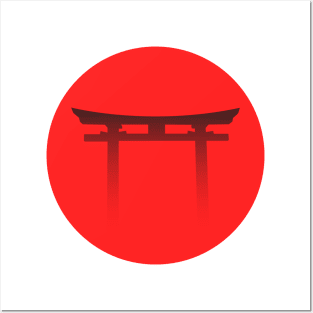 Torii Gate Posters and Art